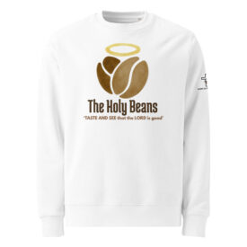 unisex-eco-changer-2.0-sweatshirt-white-front-69dd2567b4430.jpg The Holy Beans Sweater - White