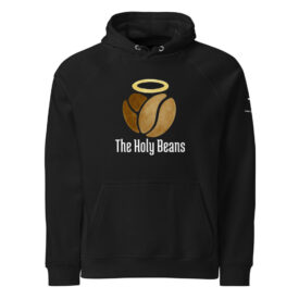 unisex-eco-raglan-hoodie-black-front-6aba5d4485096.jpg Hoodie - Taste and see